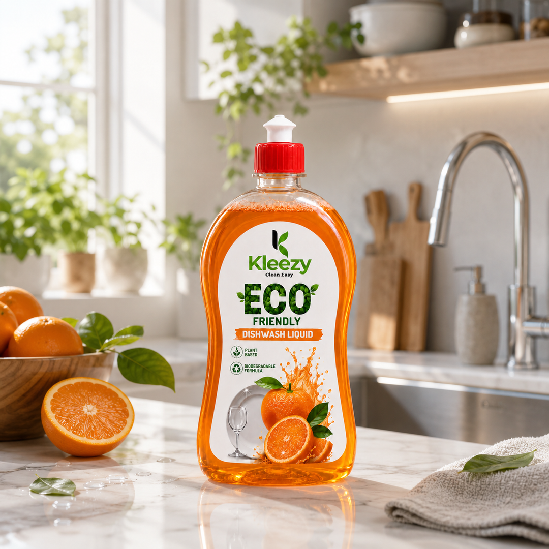 Kleezy Eco-Friendly Dishwash Liquid - 500 Ml