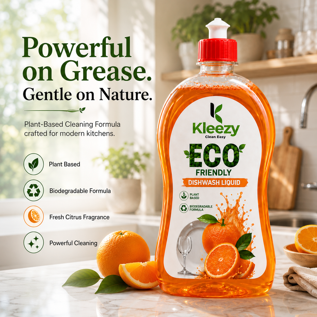 Kleezy Eco-Friendly Dishwash Liquid - 500 Ml