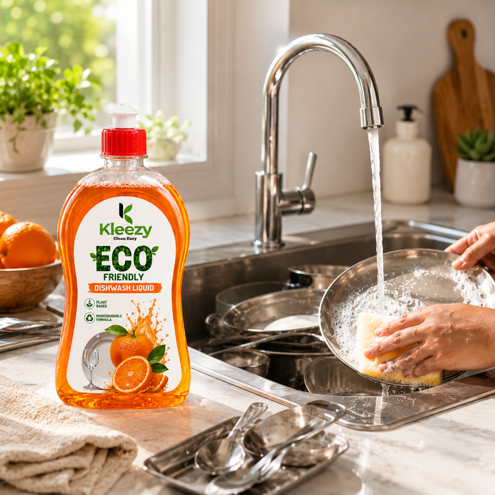 Kleezy Eco-Friendly Dishwash Liquid - 500 Ml